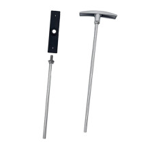 RV Dump Valve Handle Replacement Kit, RV Waste Valve Tube Extension Set Dump Valve Handle Part,Easy Install