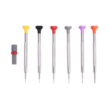 6Pcs T-Shaped Anti Slip Screwdrivers Set for 3135 2135 Movement Watch Repair Precision Screwdriver Watch Repair Tool