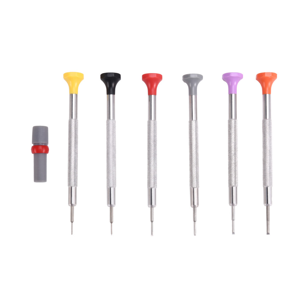 6Pcs T-Shaped Anti Slip Screwdrivers Set For 3135 2135 Movement Watch Repair Precision Screwdriver Watch Repair Tool 4712731163508