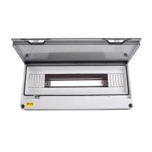 HT Series Junction Box 18WAY IP65 Waterproof Distribution Box Outdoor ABS Electrical with Lock Piece for Circuit Breaker