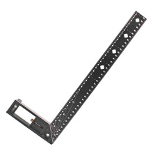 Règle D'Angle Droit de Marquage de Précision 40 cm Règle D'Angle de Trou de 45/90 Degrés Jauge D'Angle de Marquage de Scribe Industriel Travail Du