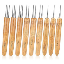 9Pcs Dreadlock Crochet Hook for Hair Loc Needle for Dreads Tool for Braid Dread Locks Crochet Needles
