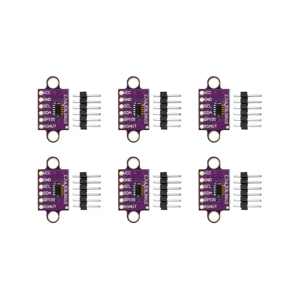 Photos - Laser Measuring Tool 6PCS VL53L0X V2 Laser Distance Measuring Sensor Module -of-Flight Distance Measurement with Serial and PWM Output