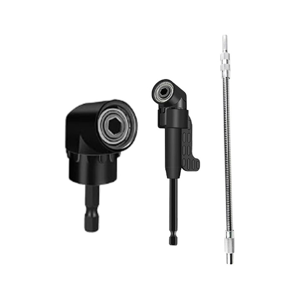 Flexible Drill Bit Extension And 105 Degree Right Angle Drill Attachment Set-For Hard-To-Reach Areas,Home Improvement 4711268940361