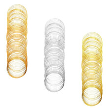 300 Loops Memory Wire for Jewelry Making Bracelets & Bracelet Making, Jewelry Wire Memory Beading Wire Steel Memory Wire