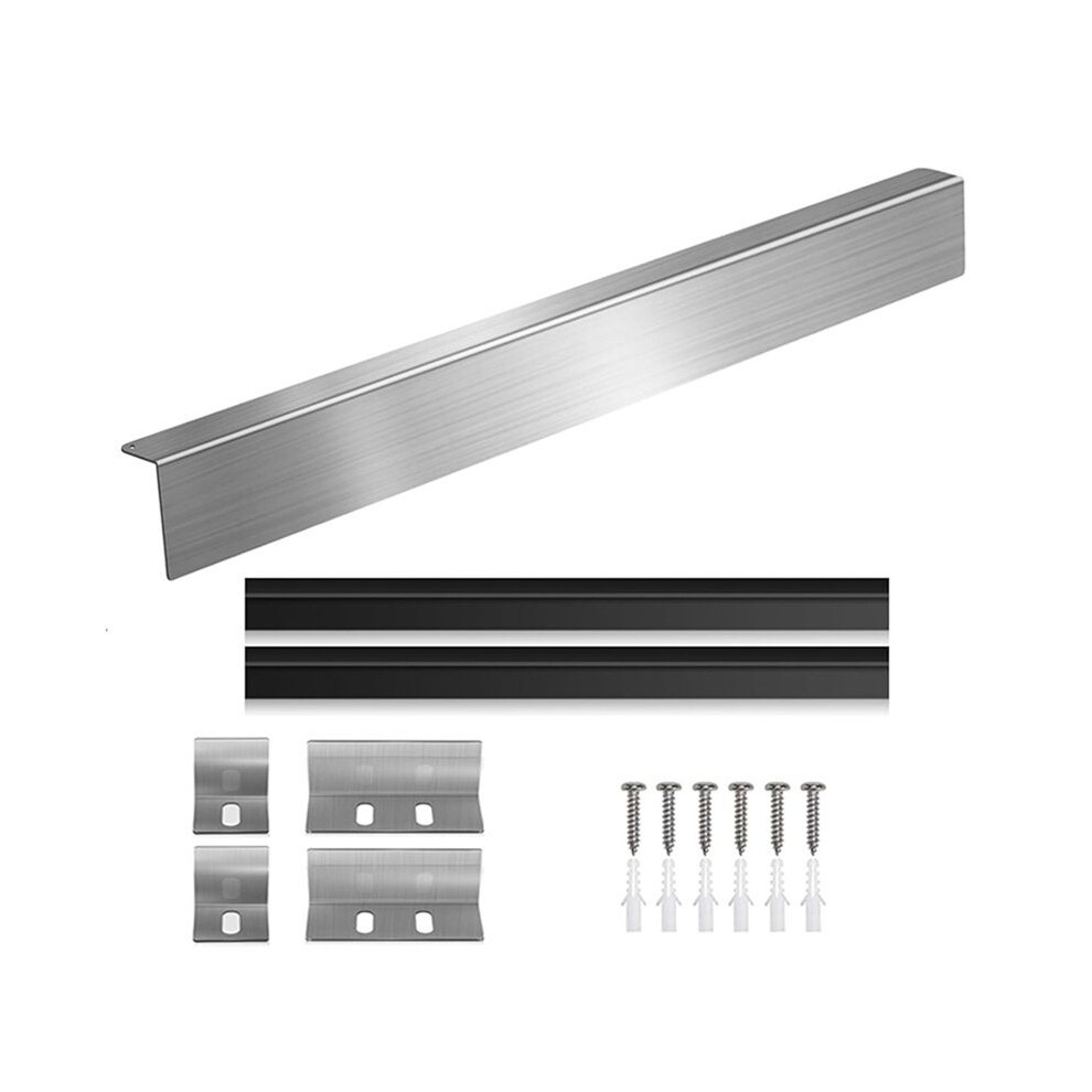 30Inch Slide-In Range Rear Filler Kit,Stovegap Filler Strip, Stainless Steel Backsplash For Stove, Stove Trim Kit Silver 6031732432047