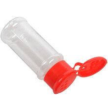 12 Pcs Plastic Spice Salt Pepper Shakers Seasoning Jar Can Barbecue Condiment Jar Bottles Cruet Container Kitchen Seasoning Box(Red)