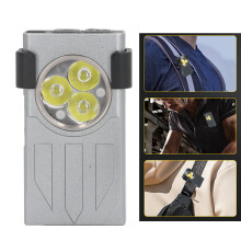 EDC Taschenlampe 1100 lm kompakt graue Schlüsselanhängerlampe
