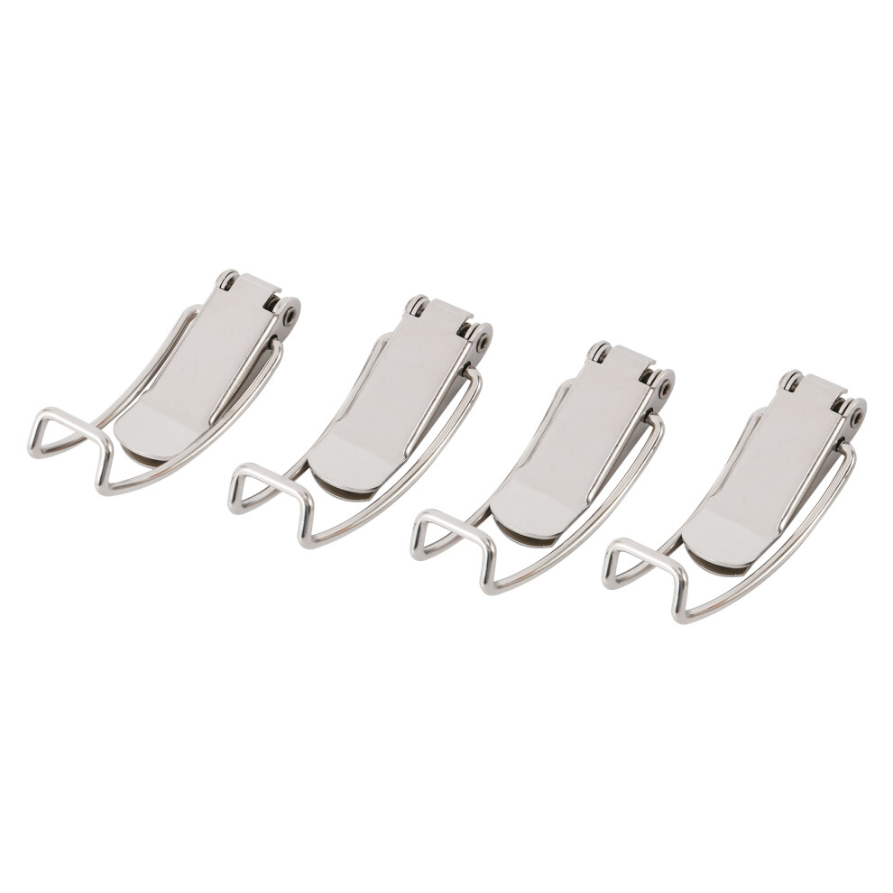 Stainless Steel Spring Hasp 304 Stainless Steel Box Cabinet Spring Lock Hasp Transport Box Tower Buckle 4712008691840