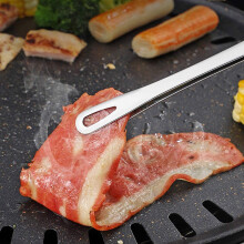 Pinze per Alimenti nel Acciaio Inossidabile 2 Pezzi, Pinzette da Cucina, Strumenti Multifunzionali per Cucinare, Grigliare, Cuocere al Forno