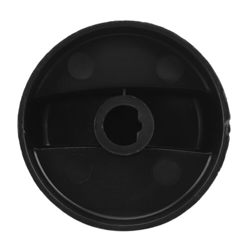 Kitchen 44 mm Diameter Plastic Black Button  for Gas Cooktop 12 2