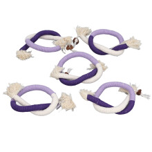 5 pezzi di giocattolo a corda per gatto viola 50cm / 19.7in erba gatta