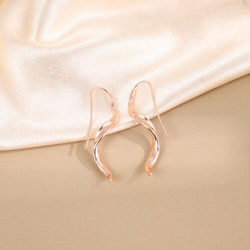 (Rose Gold) Vintage Silver Hypoallergenic Stud Earrings 1