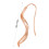 (Rose Gold) Vintage Silver Hypoallergenic Stud Earrings 3