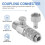 Durable Airbrush Quick Release Coupling Disconnect Connector Adapter Standard 1/8 Inch Plug Fitting 3