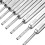8 Pack 256-512HZ Acier Tuning Fork Set Mallet Vibration Therapy Tools 6