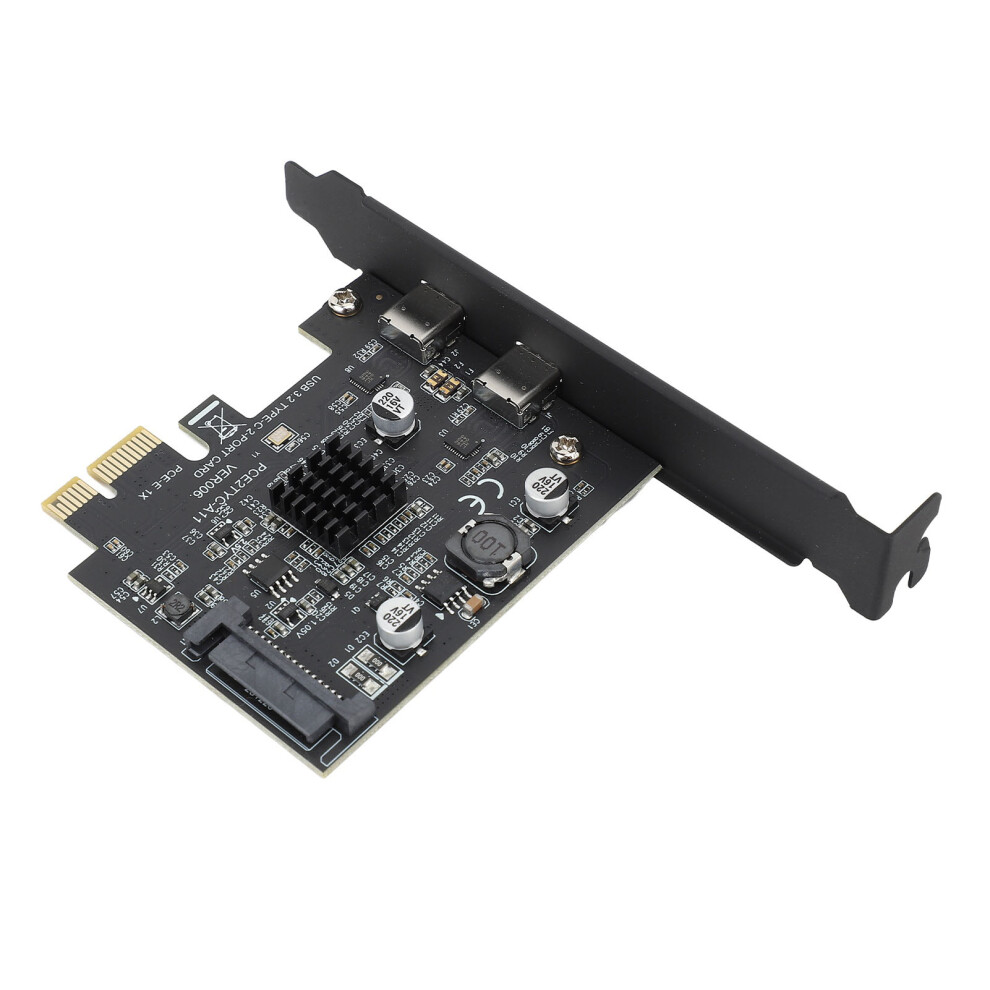 Usb 3.2 Pcie Expansion Card Dual Type C 10Gbps For Windows & Linux 7641386991013