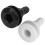Dreno de áGua Do  Embornal ABS 3/4 Polegadas Branco AtravéS Do Conector Do Casco Mangueira Acoplamento SaíDa de Dreno Hardware de SubstituiçãO 3