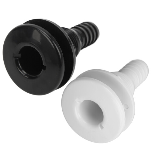Dreno de áGua Do  Embornal ABS 3/4 Polegadas Branco AtravéS Do Conector Do Casco Mangueira Acoplamento SaíDa de Dreno Hardware de SubstituiçãO 2
