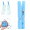 (Blue) 50PCS Plastic Photo Clips, Solid Color Card Making Clips 4