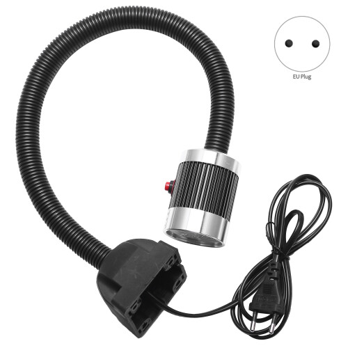 220V 9W Led Machine Work Lamp 50Cm Gooseneck Industrial Cnc Machine Lathe Tool Light Milling Machine Work Light Eu Plug 1