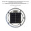 Pooltermometer, Solar Pool Termometer Flytande, LED Simbassängtermometer på Natten, Flytande Isbadstermometer 5