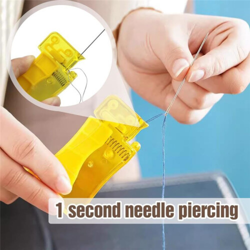 10PCS Automatic Needle Threaders for Hand Sewing, Simple Needle Threader Easy Needle Threader Tool for Hand Stitching 1