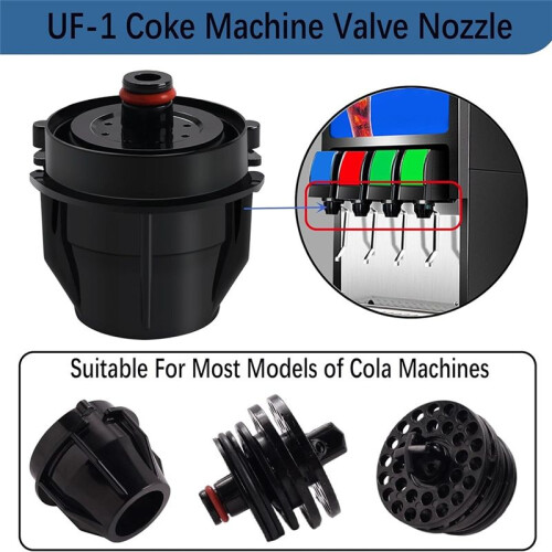 3Pcs UF-1 Nozzle and Diffusser Assembly,for Coke UF-1 Soda Inner Outer Valves Repair or Replacement 2