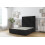 Comfort (4'6 Double, Black) Comfort Denver Naples Divan Bed Base 2 Drawers Same Side 26" Strutted Headboard 2