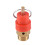 Soupape de pression, 1/4 PT, pour compresseurs d'air Rouge + or 4
