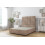 Comfort (3' Single, Mink) Comfort Denver Naples Divan Bed Base 2 Drawers Same Side 26" Strutted Headboard 2