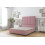 (3' Single, Pink) Sloomy Manhattan Plush Divan Bed Base 2 Drawers Same Side With 26" Strutted Headboard 1