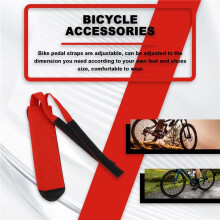 1 Paire de Sangles de Pédale, Pied Pédale Bretelles Sangles Pédale Enfants Sangles de Pédale de Vélo Sangles de Pied de Vélo (Rouge)