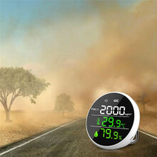 Portable PM2.5 Detector Air Quality Sensor Tester Thermometer and Hygrometer