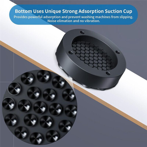 Anti Vibration Pads for Washing Machine with Strong Adsorption Suction Cup, 8 Pack Non-Slip Rubber Stabilizer Support 2