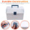 Portable Multifunctional Tool Box Hardware Storage Large Capacity Electrician Maintenance Toolbox Hardware Sorting Box 3
