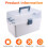 Portable Multifunctional Tool Box Hardware Storage Large Capacity Electrician Maintenance Toolbox Hardware Sorting Box 4