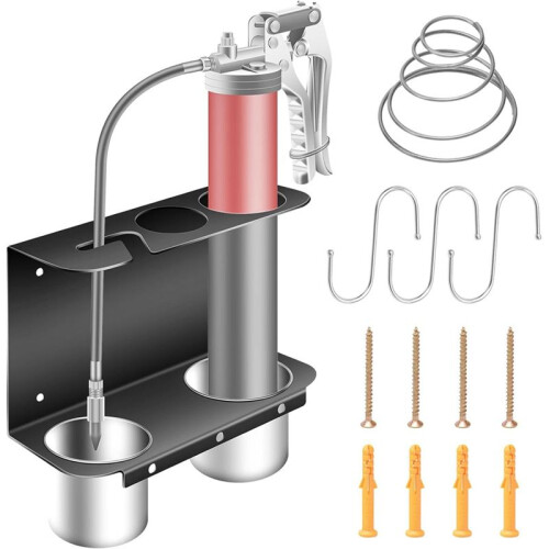 GreaseGun Holder,Wall Mount GreaseGun Storage Rack, for Factories,Workshops,Shops,Garage Storage Racks 1