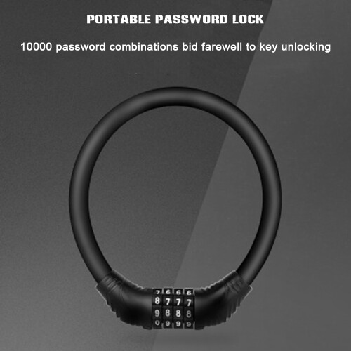 (Black) Ride Anti-Theft Lock - 50 Char 1