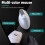 JOMAA Ergonomic Vertical Wireless Mouse with Function Adjustment Knob, 2.4G Dual-Mode Wireless Rechargeable Mouse White 7