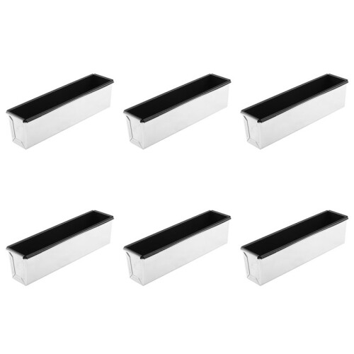 6X Non-Stick Rectangular Bread Mold Small Toast Box Baking Mold Cake Mold