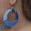 Retro Denim Drop Earrings for New Year 2