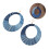 Retro Denim Drop Earrings for New Year 3