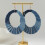 Retro Denim Drop Earrings for New Year 4
