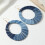 Retro Denim Drop Earrings for New Year 6