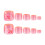 French Tip Fake Nails - Pink, Natural, Unbreakable 7
