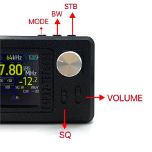 Upgrade TEF6686 DSP Radio ESP32 Chip Full Band Radio FM/LW/MW/SW Radio Receiver PE5PVB Open-Source
