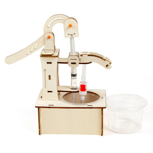 Children Physics Experiment Diy Playset Hand Water Pump For Learning And Fun 1