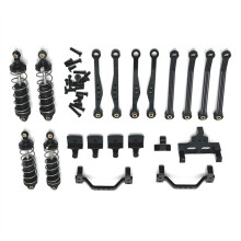 RC Car Upgrade Pull Rod Suspension Frame Steering Gear Pull Rod Set for 1/16 WPL C64 C74 RC Car Upgrade Parts C