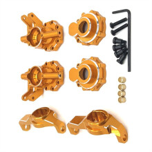 RC Auto-Upgrade Vooras C Stuurbekerkit voor 1/10 TRX4 HUANGBO 1/10 R1001 R1002 R1003 RC Auto-Upgradeonderdelen A
